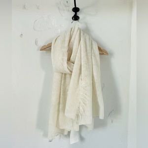 new Lauren Manoogian Fringed Baby Alpaca Shawl Scarf